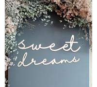 Sweet dreams Sign Wall Decor,Wooden Wall Art Living Room Farmhouse Sign for Bedroom Kids bedroom decor Office and Home Wall Decor