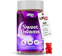 Sweet Dreams Sleep Gummies for Adults with Magnesium, Lavender, Chamomile, L-Theanine & Ashwagandha Sleep Supplement Relaxation & Night-Time Support | Sugar Free, Vegan 60 Gummies |Berries Flavour|