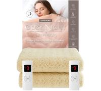 Sweet Dreams Superking Size Electric Heated Blanket Mattress Soft Fleece 9 Heat And 9 Timer Settings Dual Controller Washable