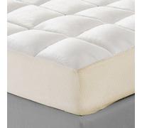 Sweet Dreams White Luxury Plush Velvet Mattress Protector Super King