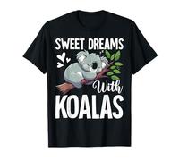 Sweet Dreams with Koalas Koala Sleep Vibes T-Shirt