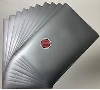 Sweet Factory Arts & Crafts Self Adhesive Sticky Back Gloss Vinyl A4 for Lettering or Decals Suitable for Most scan and Cut Machines (Silver) ** FREE Sheet of Transfer Tape**