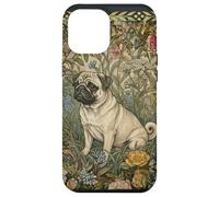Sweet Fawn Pug in an Old English Garden Case for iPhone 12 Pro Max