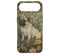 Sweet Fawn Pug in an Old English Garden Case for iPhone Air