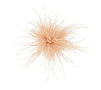 Sweet Feather Padded Appliques Scarf Dress Brooch Clothes Sewing Hand Materials Patches Sewing Accessories Hairpin Parts