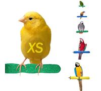 Sweet Feet and Beak Comfort Grip Safety Bird Pumice Perch - Patented Bird Perch Keeps Nails and Beak in Top Condition - Imitates Birds' Life in the Wild - Non-Toxic - Hangs Easily - X-Small - Green