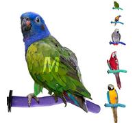 Sweet Feet and Beak Safety Pumice Perch Bird Toy - Features Real Pumice - Trims Nails and Beak like Pet Grooming Clippers - Promotes Healthy Feet - Safe, Non-Toxic Bird Supplies for Bird Cages