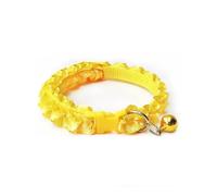Sweet Flower Design Cat Collars Puppy Necklace With Bell Charm Cartoon Adjustable Ring For Cat Accessories Safety Buckle(3-tier cabinet 2,S(19-32cm))