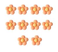 Sweet Flower Shape Padded Appliques Hair Clip Toy Clothes Sewing Hand Materials Patches Hair Accessories Hairpin Supplies
