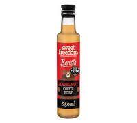 Sweet Freedom Barista Hazelnut Syrup 250 ml Bottle - Refined Sugar Free, Vegan Dizzle for Coffee and Hot Drinks (Pack of 1)