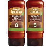 Sweet Freedom Cinnamon Syrup - 350 g | Natural Great Taste With Sweetness Derived from Fruit | Ideal for Coffee, Baking & Dessert | No Preservatives or Allergens | Vegan | Only 13 Cal Per Teaspoon