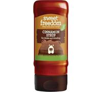 Sweet Freedom Cinnamon Syrup 350 g - Vegan Drizzle for Coffee and Pancakes, Naturally Sweetened with Fruits, Only 13 Kcal Per Teaspoon (Pack of 1)