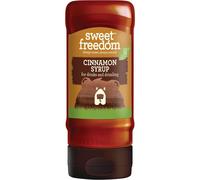 Sweet Freedom Cinnamon Syrup 350 g - Vegan Drizzle for Coffee and Pancakes, Naturally Sweetened with Fruits, Only 13 Kcal Per Teaspoon (Pack of 1)