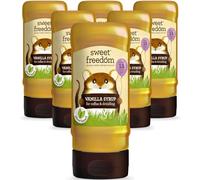 Sweet Freedom Delicious Vanilla Syrup | Plant Based & Vegan | Pack of 6 - Recyclable