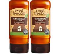 Sweet Freedom Gingerbread Syrup - 350 g | Natural Great Taste With Sweetness Derived from Fruit | Ideal for Coffee, Baking & Dessert | No Preservatives or Allergens | Vegan | Only 13 Cal Per Teaspoon
