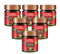 Sweet Freedom Hazelnot Choc Pot 250 g - Refined Sugar Free, Vegan Friendly, Nut Free Cocoa Spread for Baking & Desserts (Pack of 6)