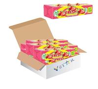 Sweet Fresh Chews Stick Packs 43g - Lemon and Strawberry Flavours, Fruity Chewy Sweets, Classic Retro Treats, Perfect for Sharing or On-the-Go Snacking - Swzl (24 x Pack, Strawberry Chews)