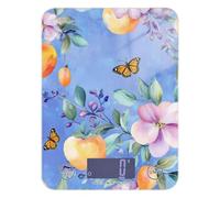 Sweet Fruit Blue Waterproof Small Food Scales 11lb/0.18oz, 5kg/5g Grams Scale with 4 Unit for Baking Weight Loss Espresso (Batteries not Included)