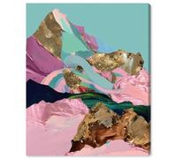Sweet Geology III Canvas Print Gold Dam Wall Decor by Art Remedy, Gallery Wrapped, 16 x 20