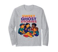Sweet Ghost Stories Concha Bread Pan Dulce Mexican Pastry Long Sleeve T-Shirt