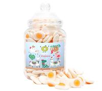Sweet Gifts Sweets Jars - Fried Eggs - Sweet Gifts Animals Label - Large Jar - 1400grams