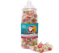 Sweet Gifts Sweets Jars - Rosey Apples - Sweet Gifts Santa Label - Medium Jar - 700grams