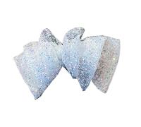 Sweet Girls High Ponytail Hair Claw Lovely Female Yarn Bowknot Shape Hair Claw Casual Hair Clip For Girls