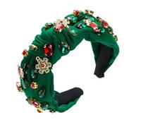 Sweet Girls Knotting Wide Brim Headband Fashion Headwear Multipurpose Yoga Sports Spa Christmas Hair Hoop For Woman