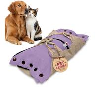 Sweet Goodbye Cocoon® - Eco-Friendly Pet Burial & Cremation Ceremony Kit (Premium Wool) - Casket for Dogs and Cats (Choose Size & Color) (Medium, Lavender)