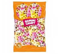Sweet Gummy Variety - 1kg Pack of Sour Glowworms, Playmouse, Pingummi, Squiggle Twist, The Squiggles & Milky Cow - Fun Chewy Treats - Trol (Milky Cow)
