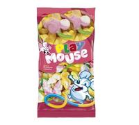 Sweet Gummy Variety - 1kg Pack of Sour Glowworms, Playmouse, Pingummi, Squiggle Twist, The Squiggles & Milky Cow - Fun Chewy Treats - Trol (Playmouse)