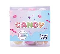 Sweet Guyz Freeze Dried Sweet Selection Box, Pick n Mix Gift Box Hamper - Valentine Love Hearts American Retro Candy Pack - Crunchy Freeze Dried Gummy Delights for UK Sweet Lovers