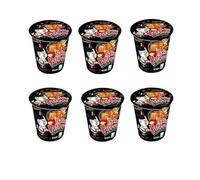 SWEET GUYZ Noodles Hot Chicken Flavour Stir Fry Ramen Spicy Korean Noodles Quick Meal Bowls Instant Ramen for Spice Lovers (Bowl, Hot Chicken)