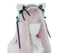 Sweet Hair Accessories Women Washing Face Hairband Pleated Laces For Ear Shape Headbands Hair Hoop For Girls Headband Maid Headband Multi Color Pleated Lace Headbands Women Gothic
