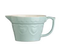 Sweet Heart Basting Jug Stoneware, Pastel Green, 1.7 Ltr