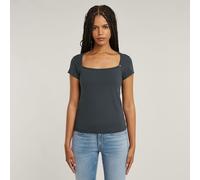 Sweet Heart Slim Top - Grey - Women XS