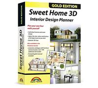 Sweet Home 3D - Interior Design Planner with an additional 1100 3D models and a pdf manual, ideal for architects and planners - for Windows 11-10-8-7-Vista-XP & MAC