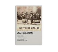 Sweet Home Alabama by Lynyrd Skynyrd Poster Wall Art Aesthetic Cover Poster Design Painting for Living Room Bed Room 08x12inch(20x30cm) Unframe-style