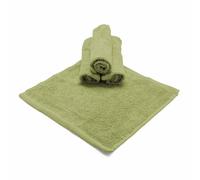 SWEET HOME Bathroom Washcloths 30 x 30 cm, 4 Pieces in OEKO-TEX Certified Cotton Terry and Recycled Yarns, Multi-purpose Soft Absorbent Bath Towel Set, Also Suitable as Face Makeup Remover Cloth