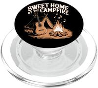 Sweet Home, Campfire Romance Camping PopSockets PopGrip for MagSafe