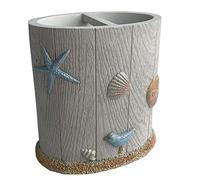 Sweet Home Collection Bathroom Accessories Sets Unique Collections Modern Classic Contemporary Decorative Beautiful Designs Bath Shower Tub Décor, Toothbrush Holder, Ocean Star