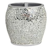 Sweet Home Collection Contemporary Decorative Beautiful Designs Bath Shower Tub Décor, Polyresin, Glamour, Toothbrush Holder