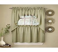 Sweet Home Collection Curtains Swag Pair, Sage, 54 x 54 inch