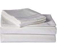 Sweet Home Collection Supreme 1800 Series 4pc Bed Sheet Set Egyptian Quality Deep Pocket - King, White