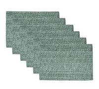 Sweet Home Collection Trends Two Tone 100% Cotton Woven Placemat, 10"x19"