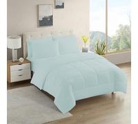 Sweet Home Collection Ultra Soft Down Alternative Set & Luxurious Bed Sheets, Polyester, Aqua, Twin