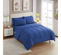 Sweet Home Collection Ultra Soft Down Alternative Set & Luxurious Bed Sheets, Polyester, Royal Blue, Twin XL