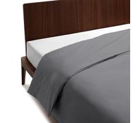 SWEET HOME Guzzini Classic Double Duvet Cover Cotton 255 x 200 cm, 100% OekoTex Certified Percale Fresh and Breathable, Duvet Cover with 40 cm Flaps for Soft Durable Bedding