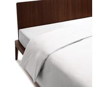 SWEET HOME Guzzini Classic Double Duvet Cover Cotton 255 x 200 cm, 100% OekoTex Certified Percale Fresh and Breathable, Duvet Cover with 40 cm Flaps for Soft Durable Bedding