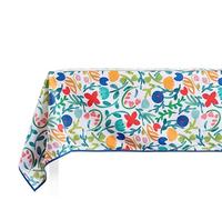 SWEET HOME Guzzini - Soft Cotton Tablecloth OekoTex Certified 140 x 180 cm for 6 Seats, Kitchen and Dining Room Indoor/Outdoor, Rectangular Tablecloth for Table, Durable, Washable 40 °